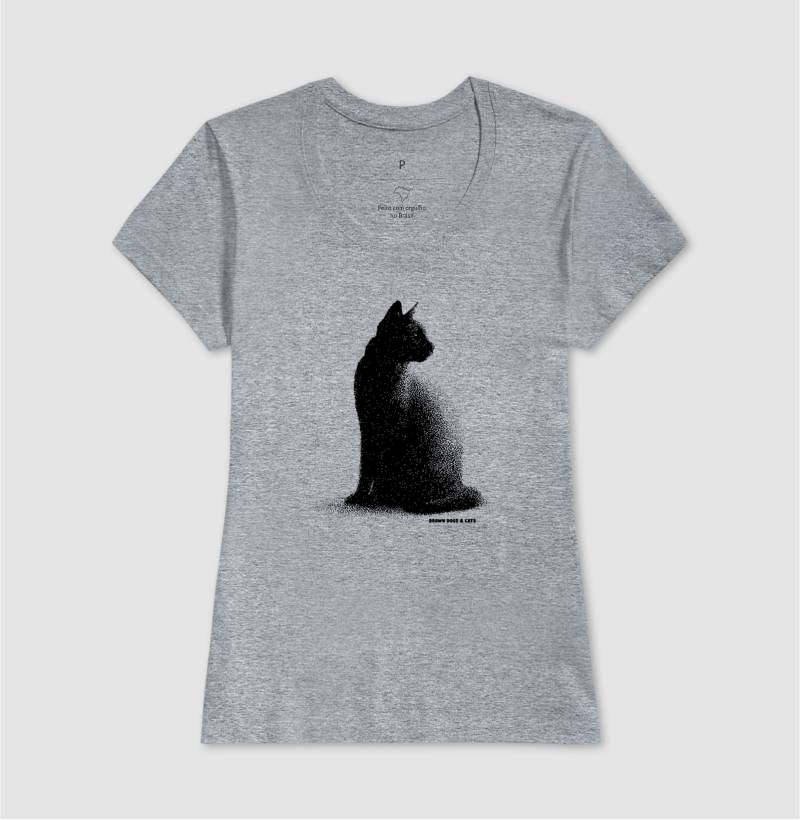 Gato pontilhismo olhando para trás - Imagem 6