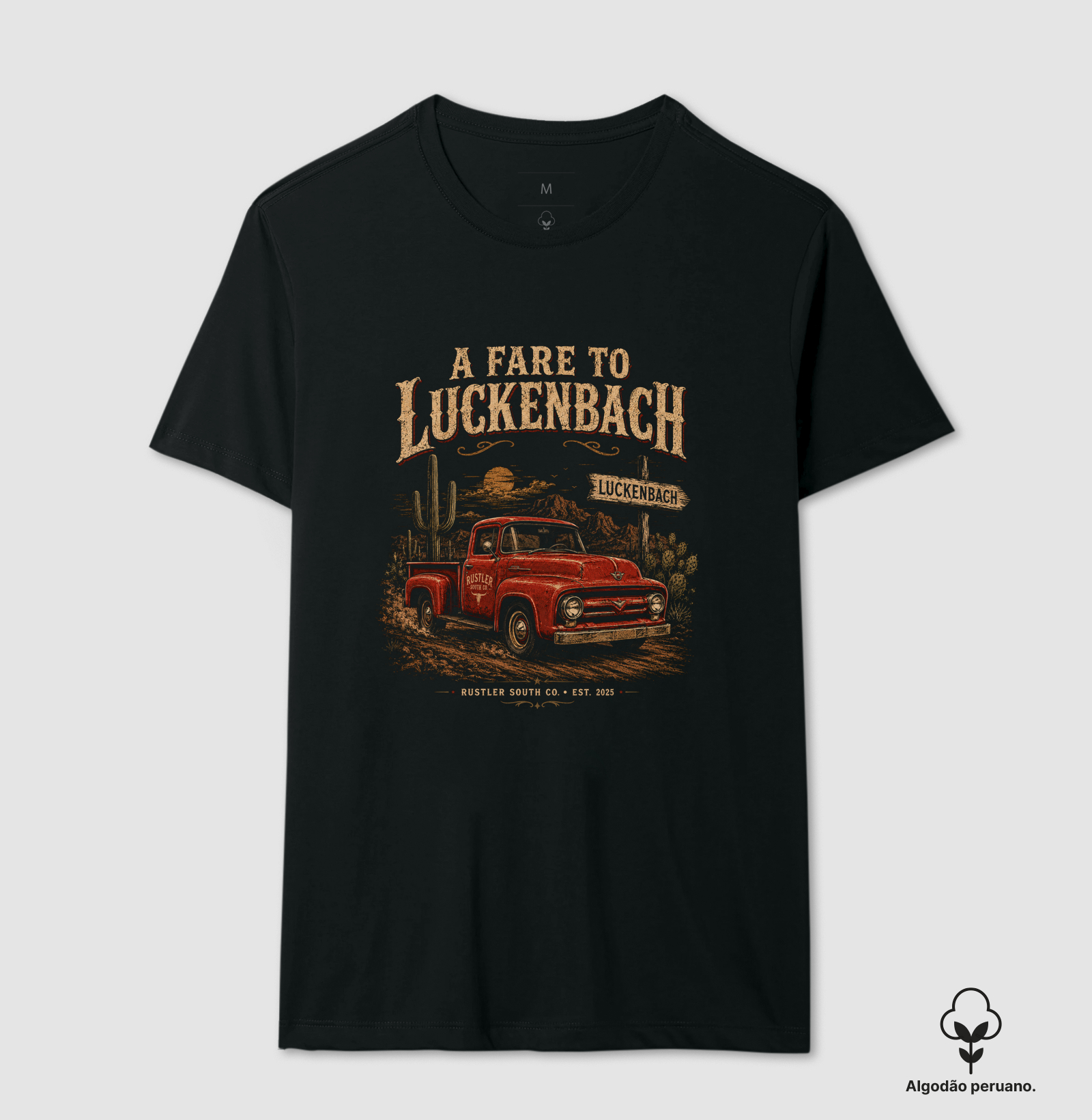 Camiseta Country Masculina Luckenbach - Imagem 2