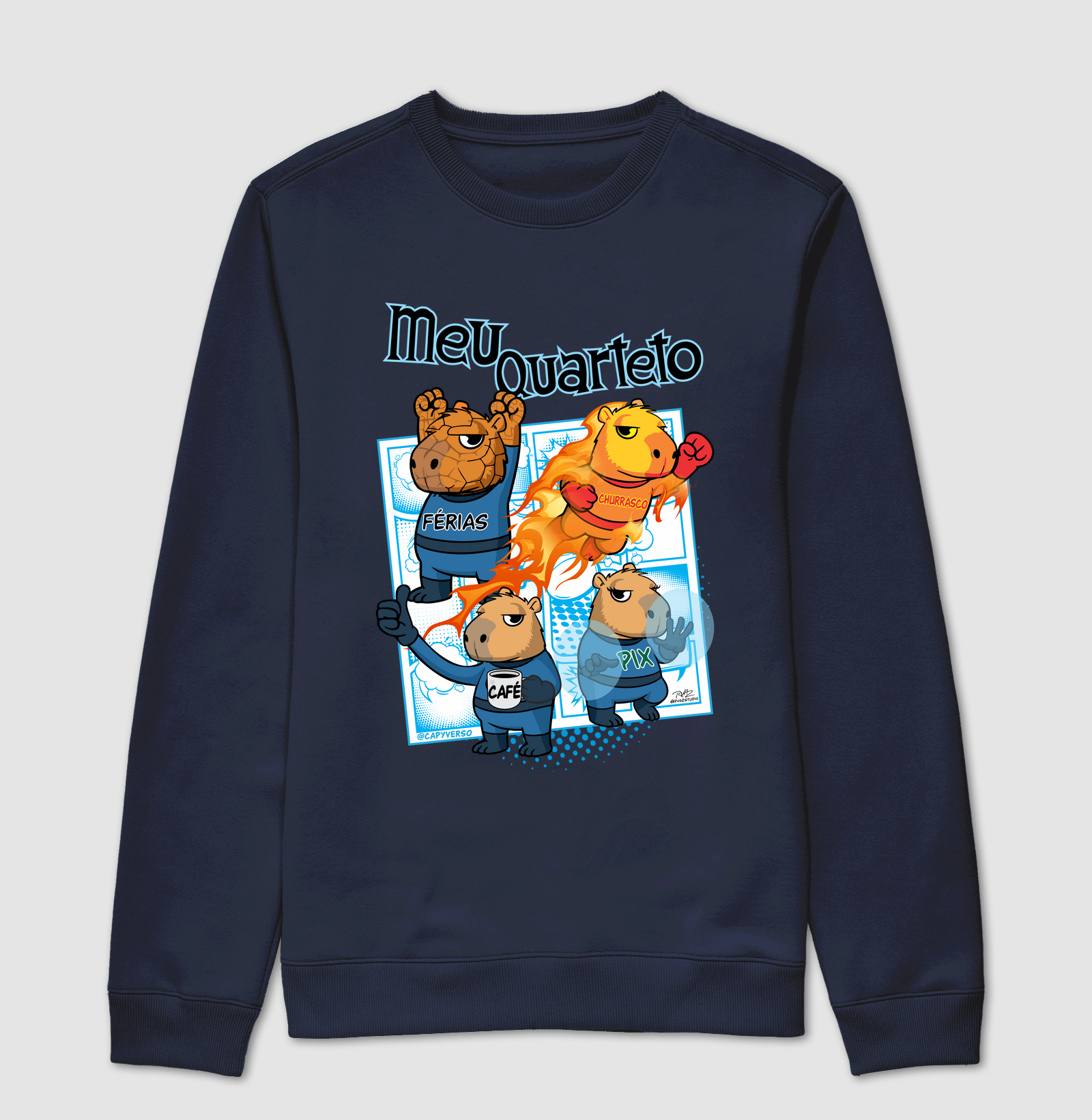 Camiseta Capivara Quarteto - Imagem 5