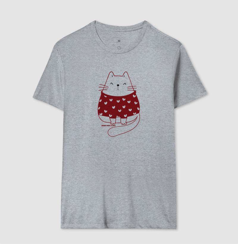 Gata branca de suéter vermelho - Imagem 9