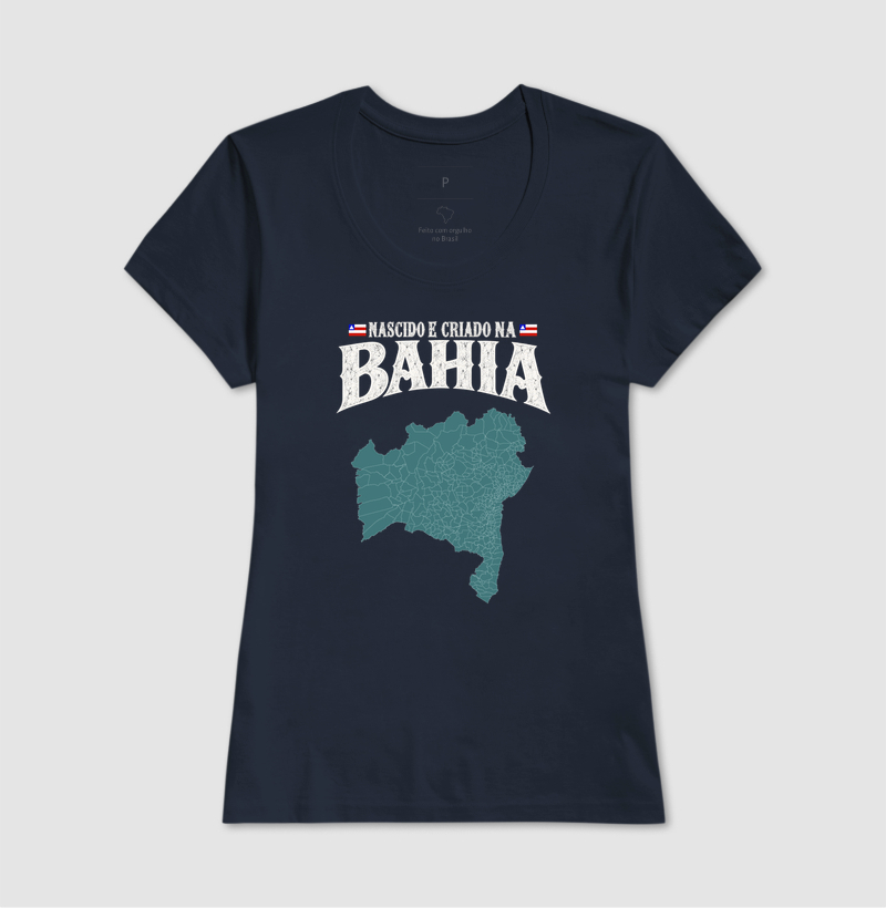Camiseta Nascido e Criado na Bahia  - Imagem 5