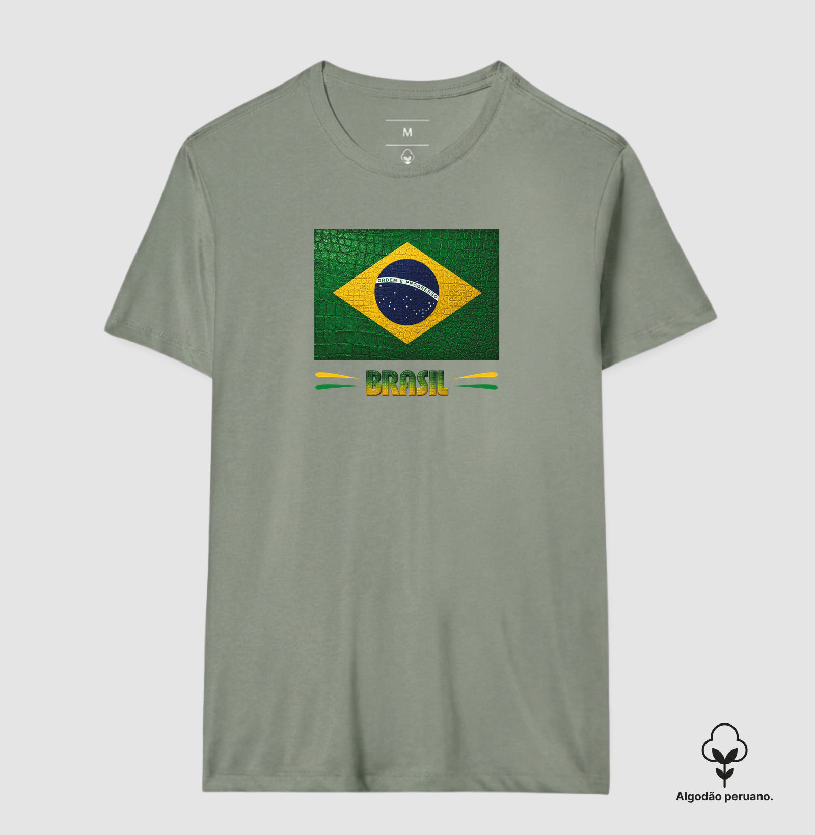 Camiseta Bandeira do BR estilizada (Masculina e Feminina) - Imagem 10