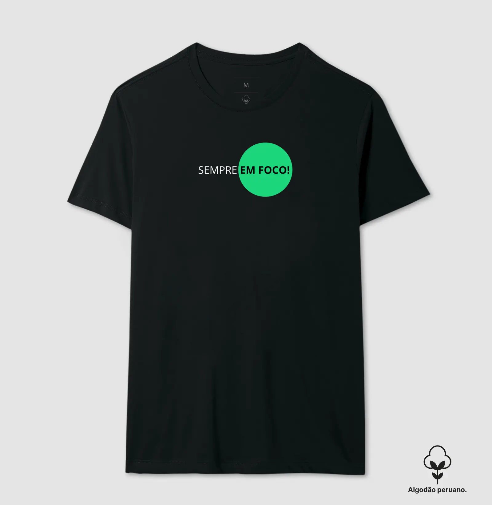 Camiseta Premium algodão Peruano, sempre em foco! - Imagem 3