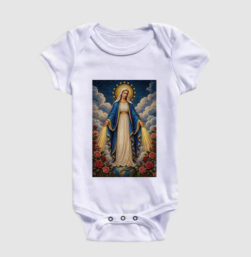 Nossa Senhora das Graças – Mosaico Sagrado | Medalha Milagrosa - Imagem 3