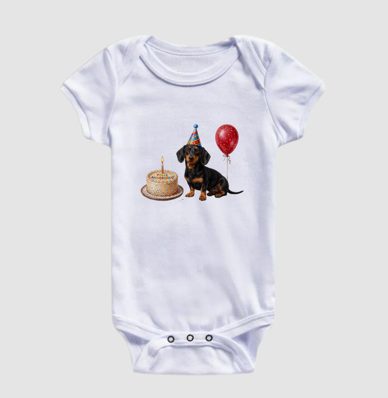 Dachshund Preto - Aniversário - Imagem 3