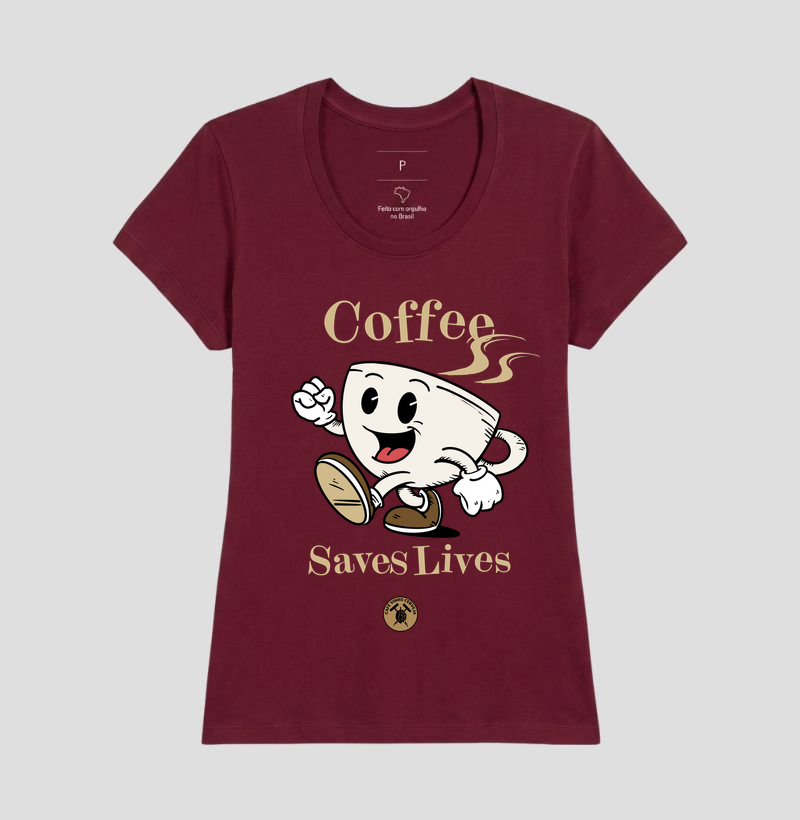 Camisa Café Coffee saves lives  - Imagem 19