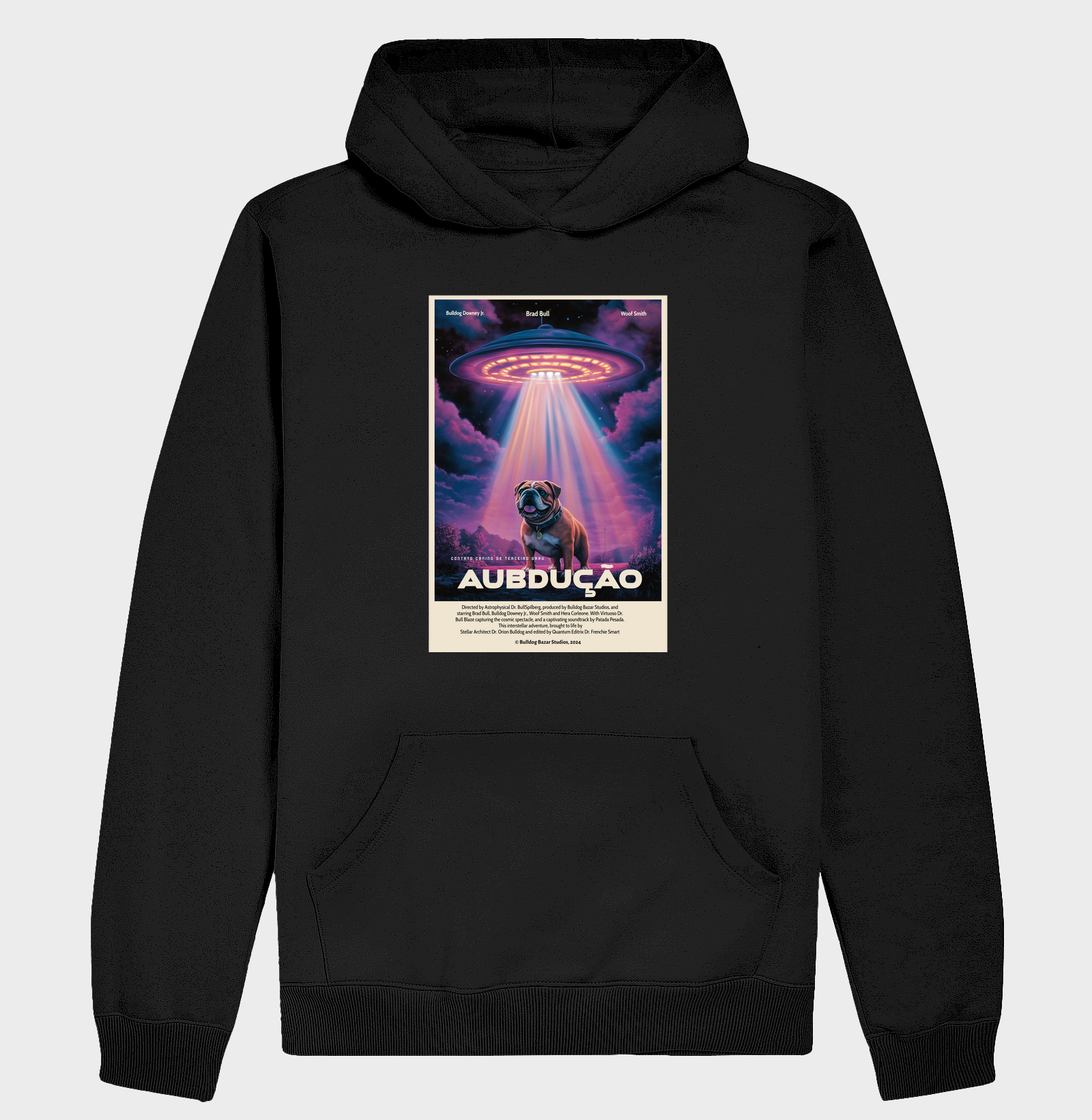 Moletom Bulldog Ingles "AUbdução"