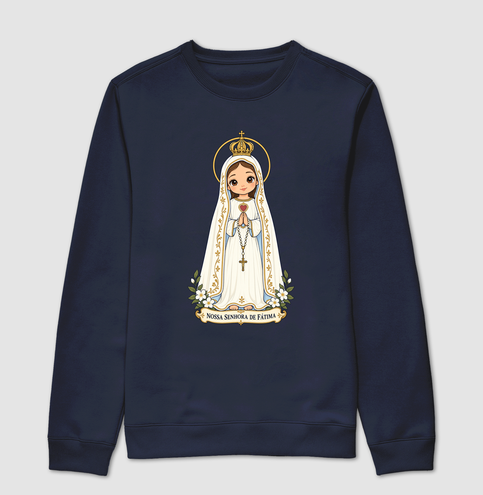 Nossa senhora e Fátima estilo chibi - Imagem 5