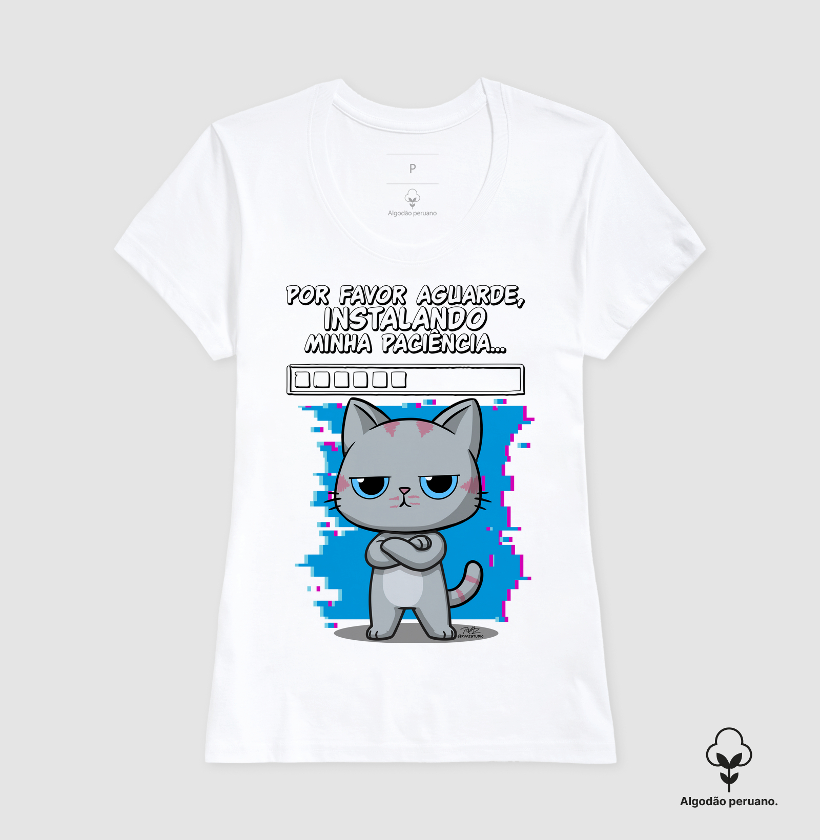 Camiseta Gato Sincero Paciência - Imagem 5