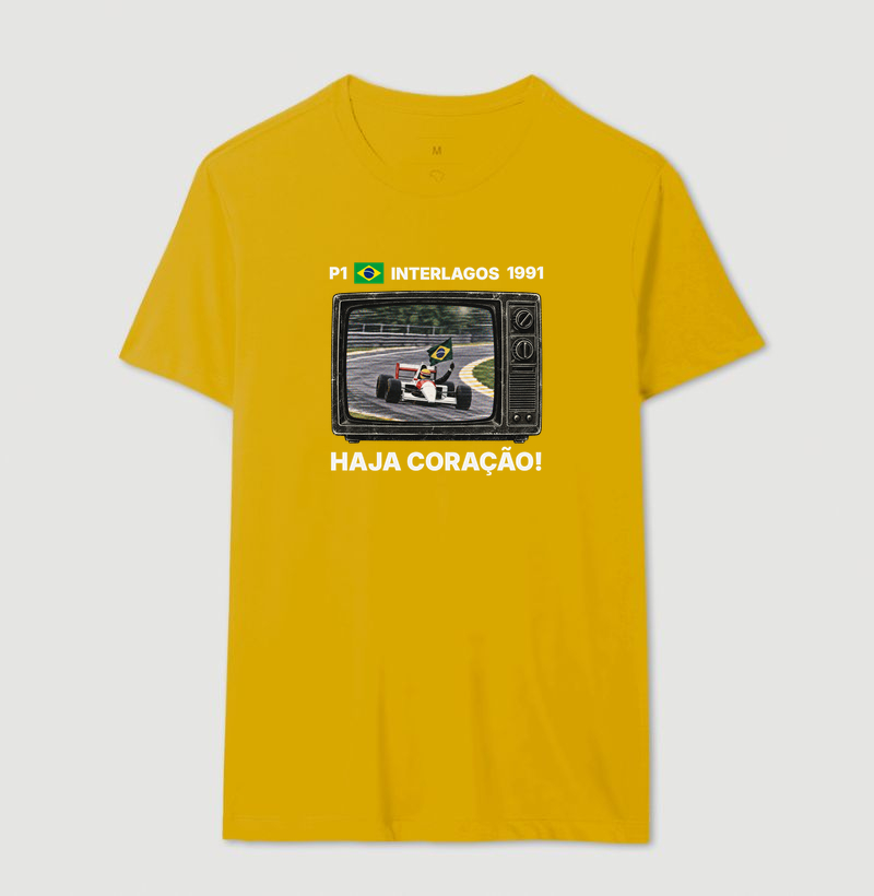 Domingo de Corrida – Camiseta Retrô TV Anos 90 Automobilismo - Imagem 14