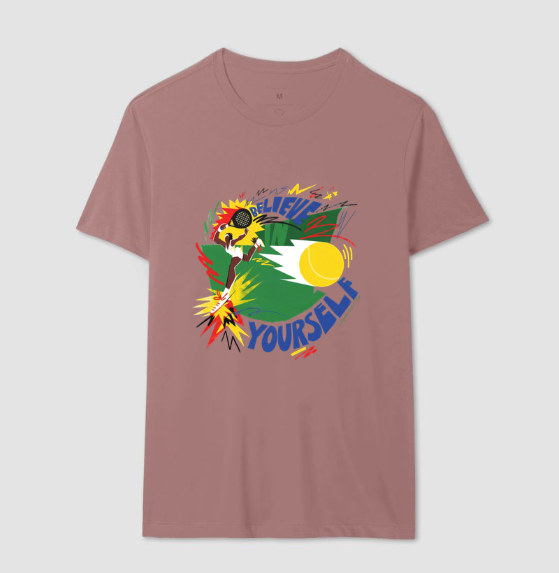 Camiseta Padel Believe In Yourself Retrô - Imagem 8