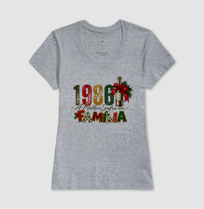 Camiseta Algodão Peruano A Melhor Safra da Família 1986 - Imagem 5