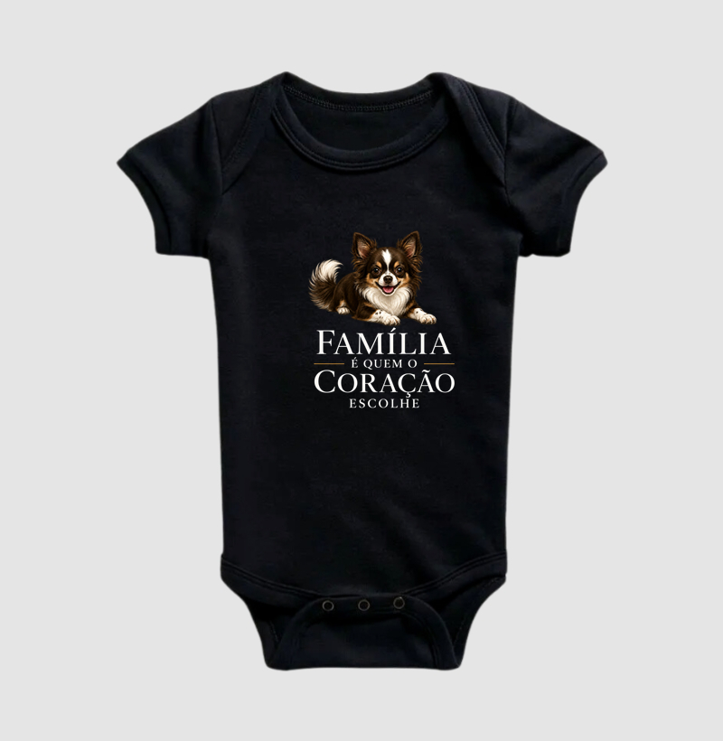 Chihuahua Pelo Longo Marrom e Branco - Família - Imagem 2