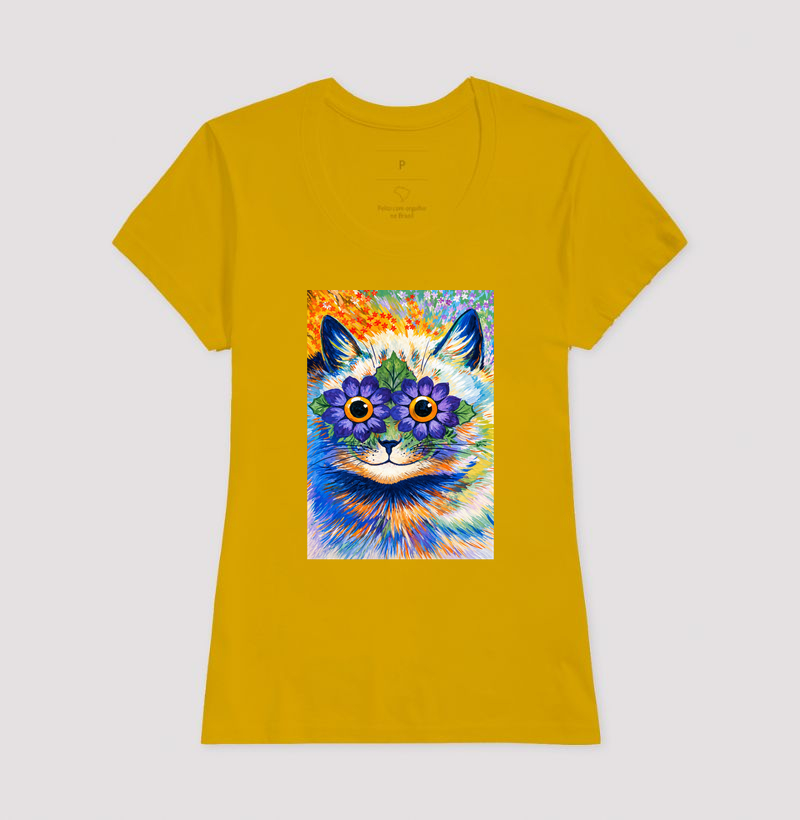 Psychedelic Flower Cat -  Louis Wain - Imagem 15