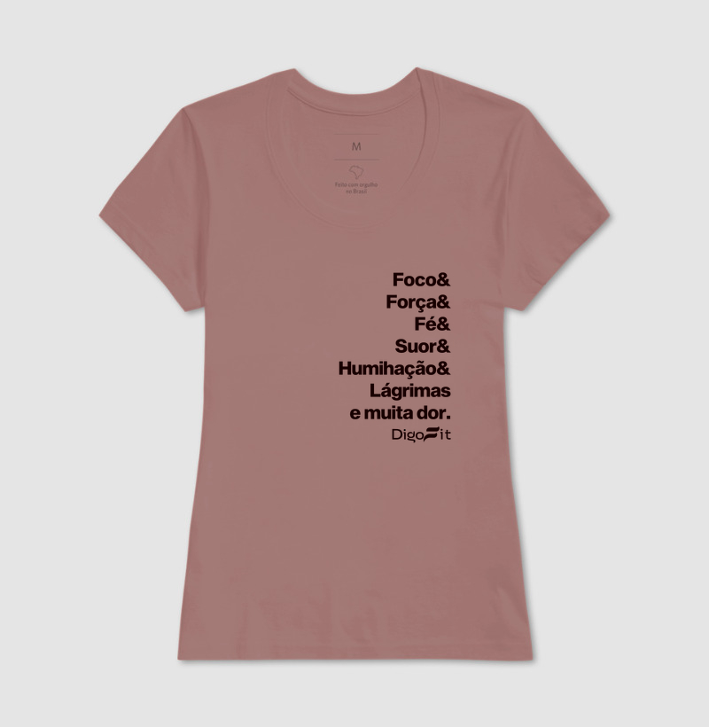 CAMISETA ACADEMIA FOCO E MUITA DOR - Imagem 17