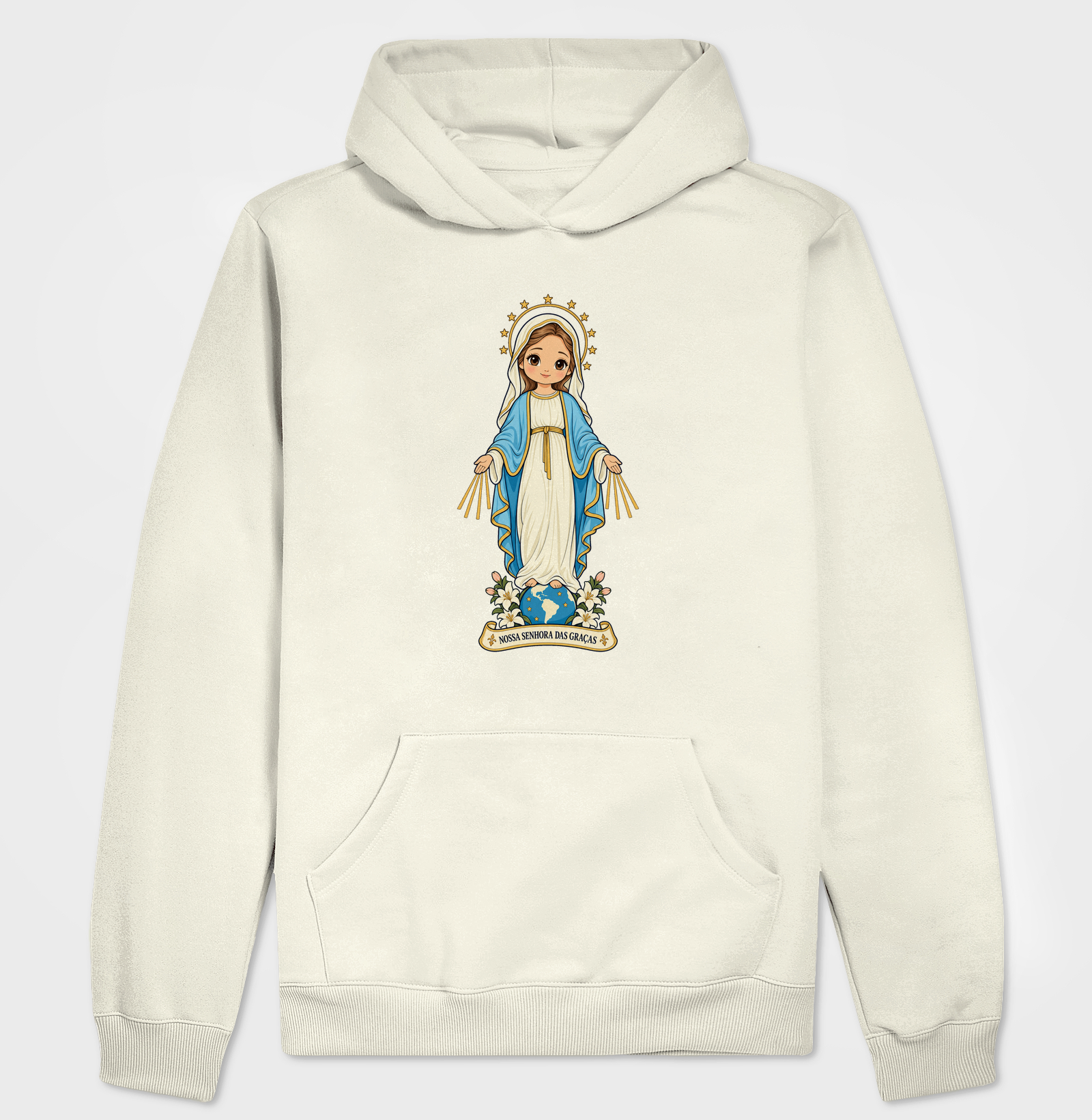 Nossa Senhora das Graças estilo chibi - Imagem 3
