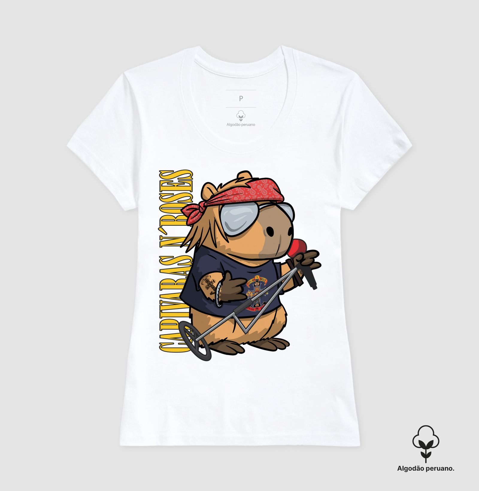 Camiseta Capivaras N Roses - Imagem 4