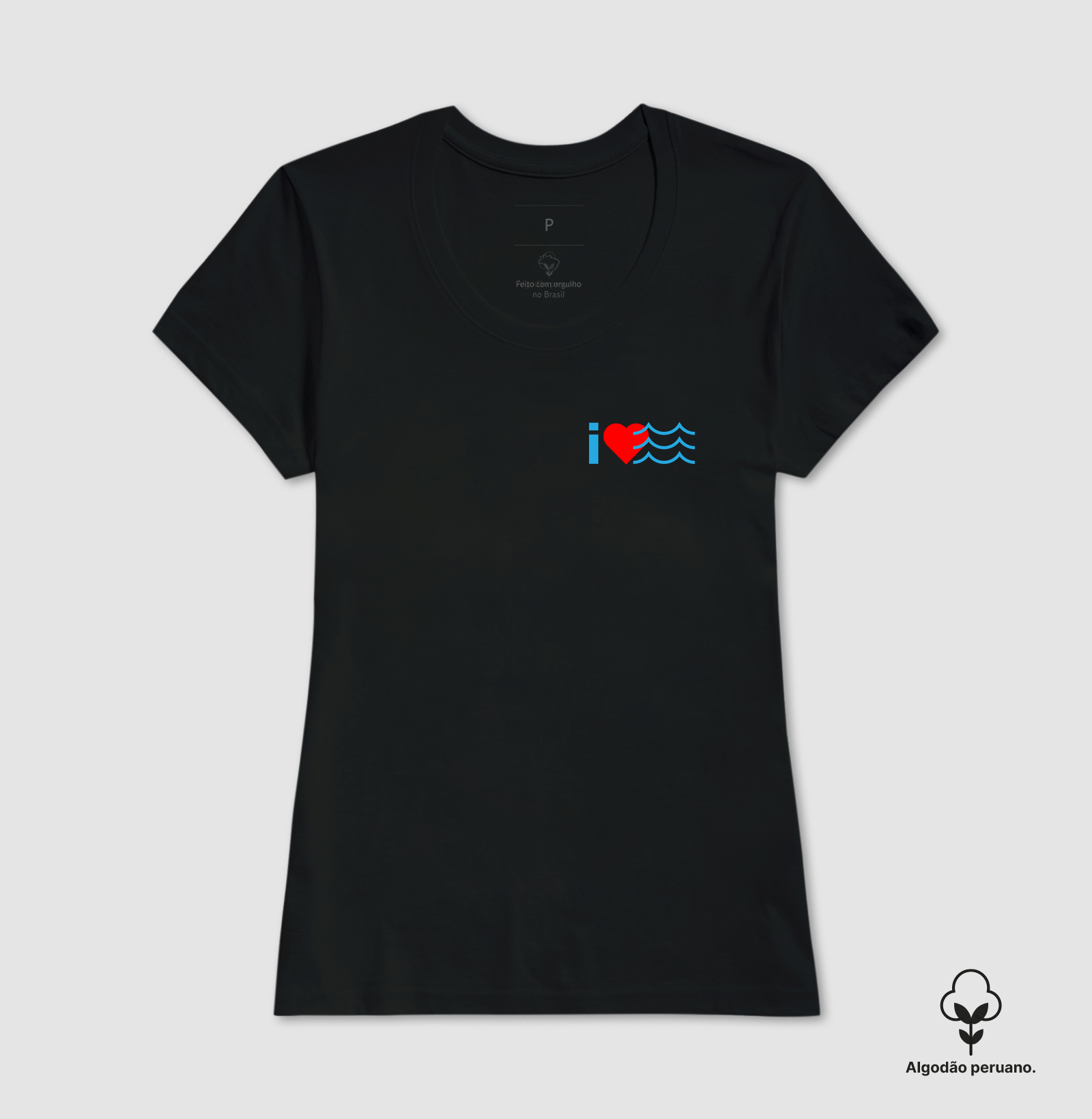 Camiseta Algodão Peruano - Raia Nove - I Love Swim - Imagem 6