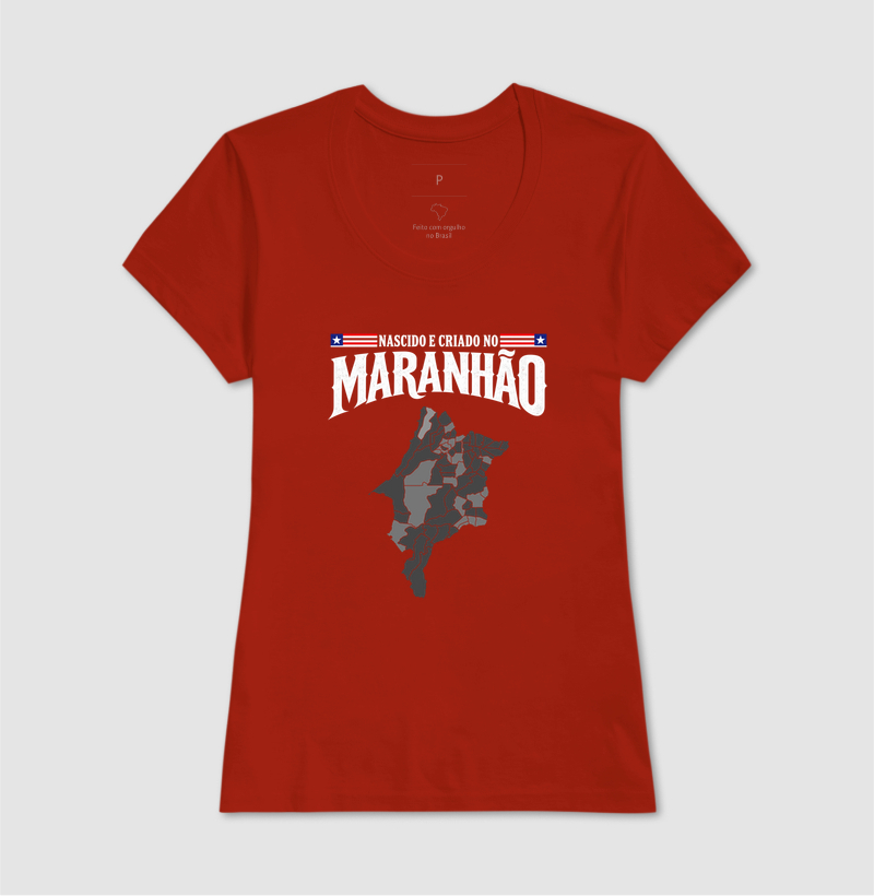 Camiseta Nascido e Criado no Maranhão (premium) - Imagem 7