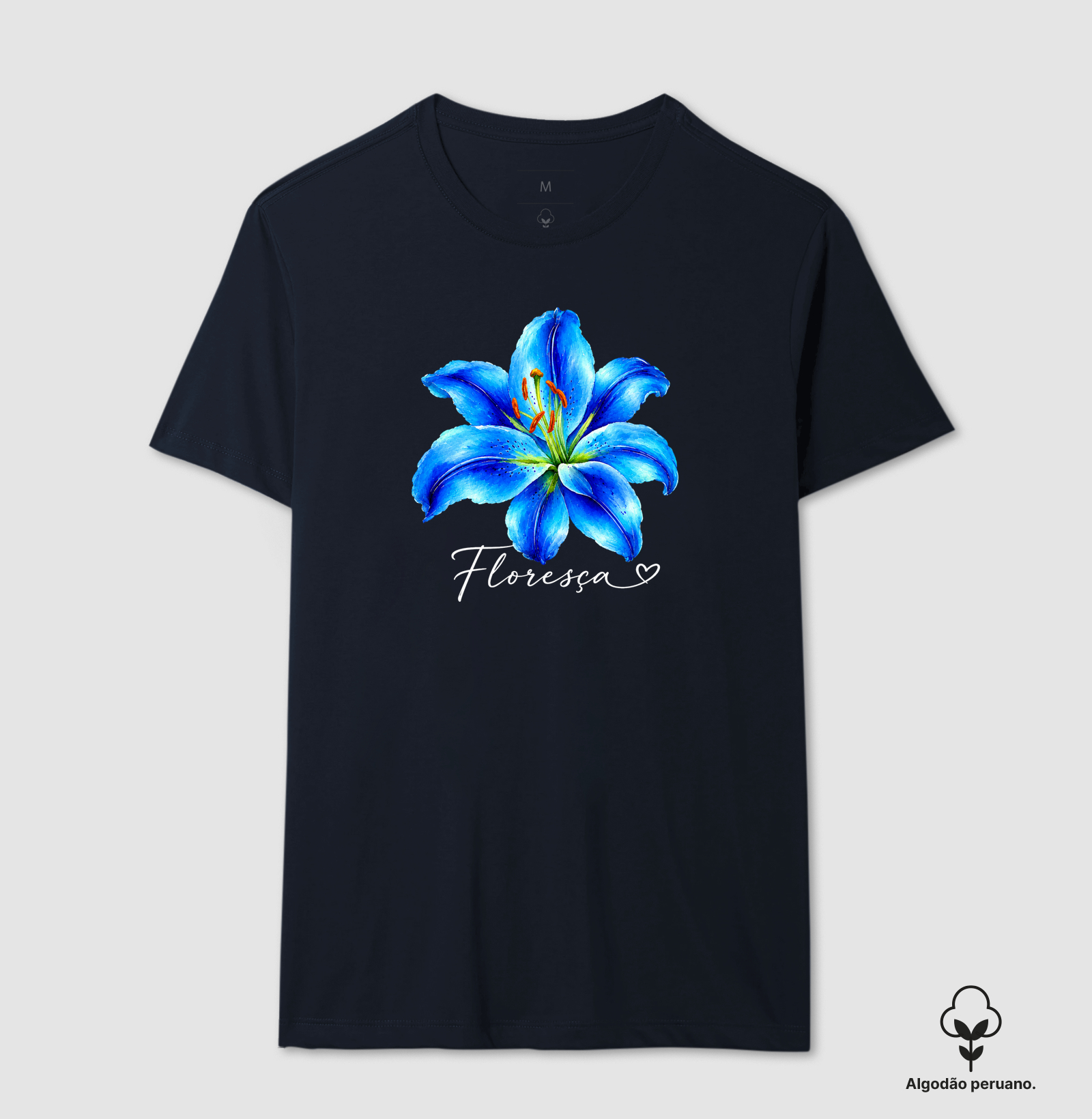 Camiseta Floresça Blue - Imagem 7