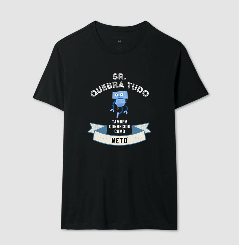 Camiseta Infantil Sr. Quebra Tudo — Neto - Imagem 2