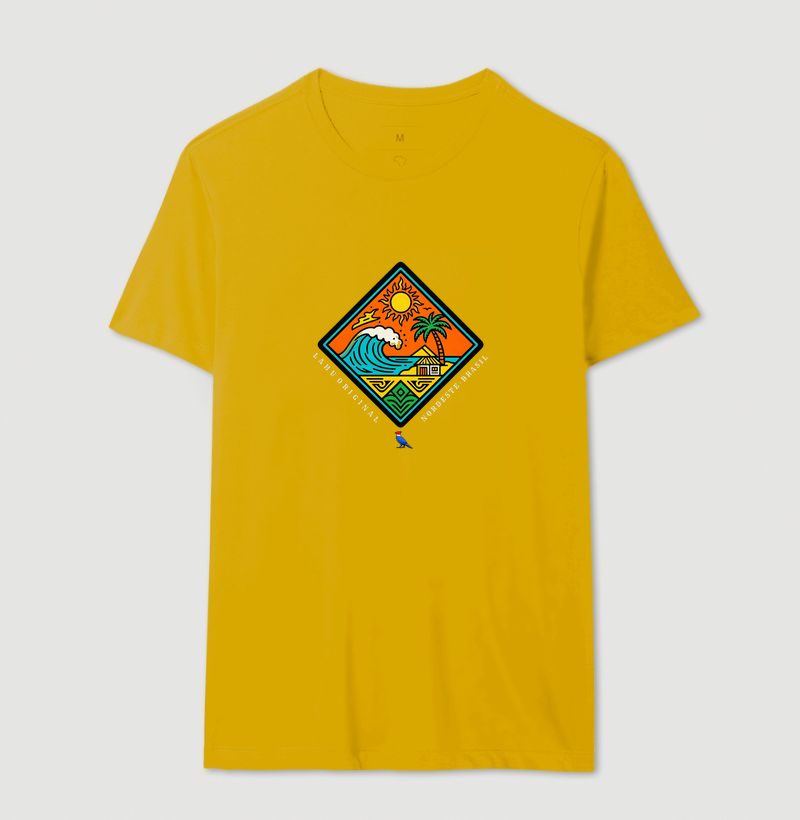 “Sinta o sol, o mar e a alma do Nordeste com a estampa Lahu Original. Cores vibrantes, energia tropical e autenticidade brasileira — feita para quem vive o verão o ano inteiro.” - Imagem 12