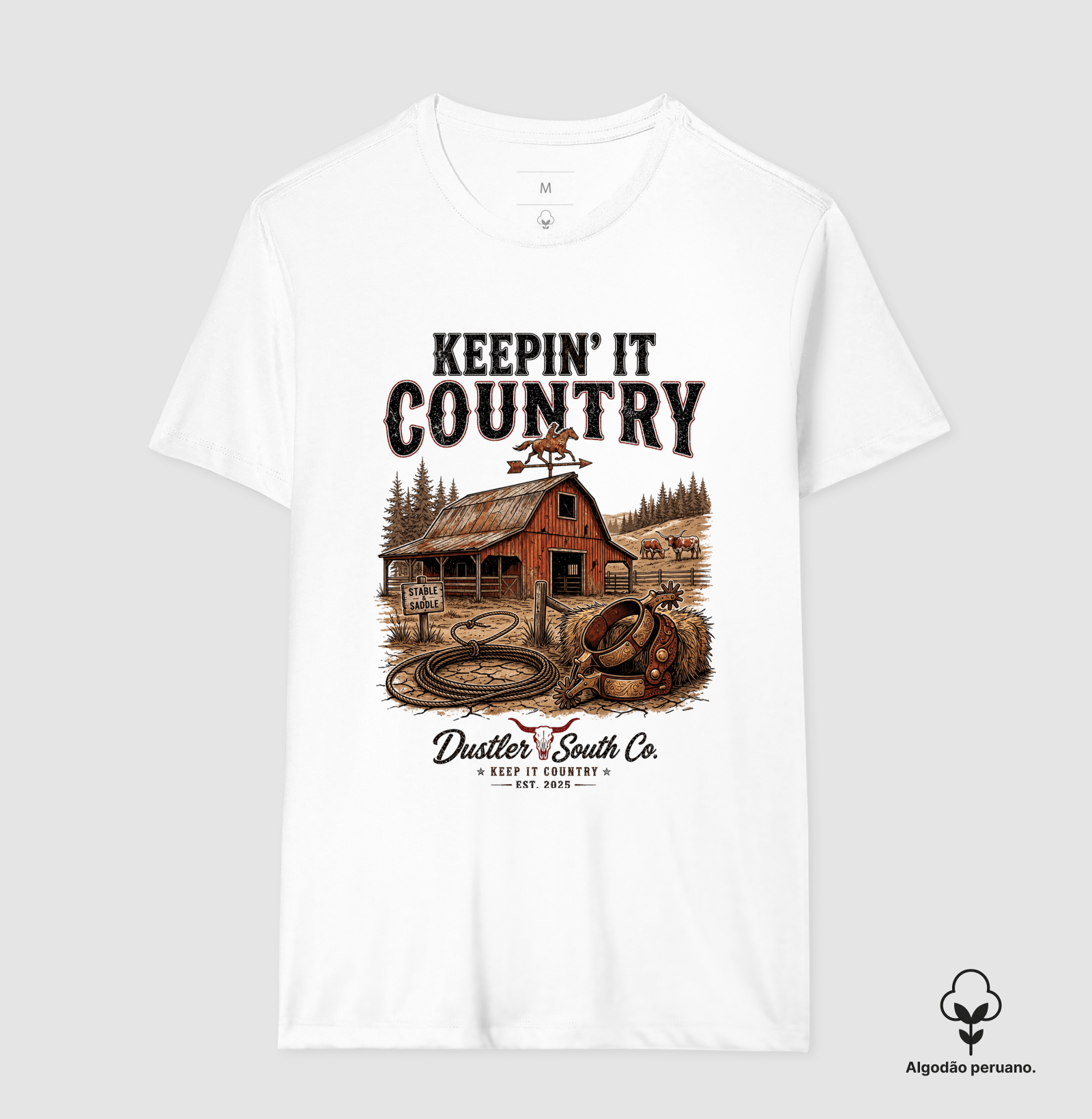 Camiseta Country Masculina Keepin’ It Country - Imagem 2