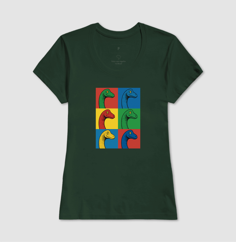 Camiseta Dino Pop Braquiossauro - Imagem 15