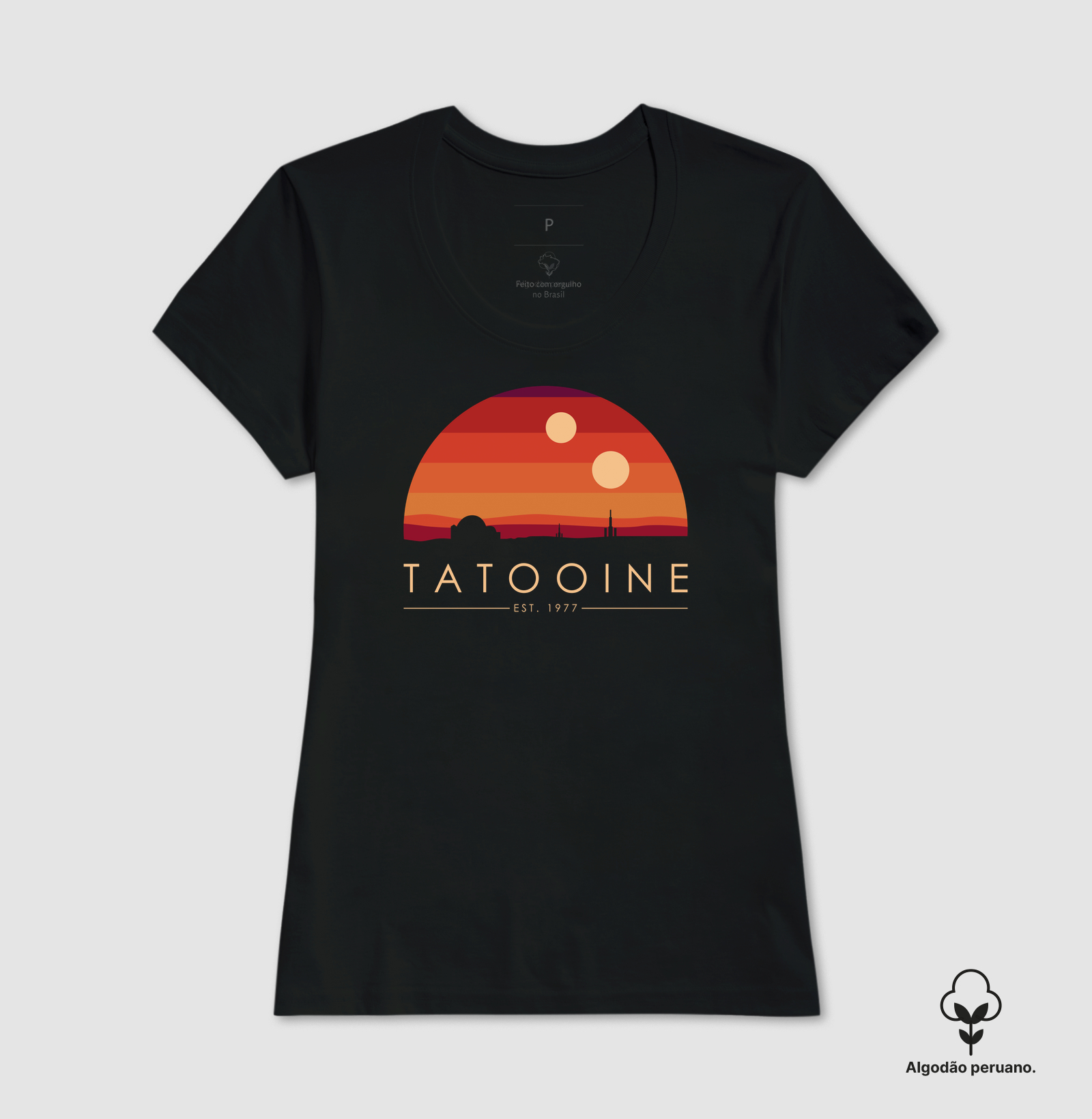 Camiseta Algodão Peruano Tatooine - Imagem 3