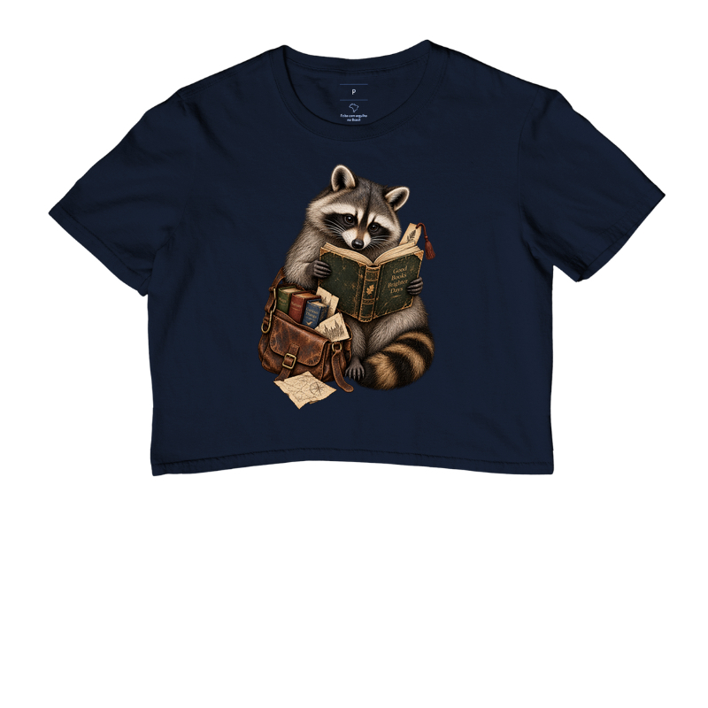 Camiseta Guaxinim Leitor - Imagem 4