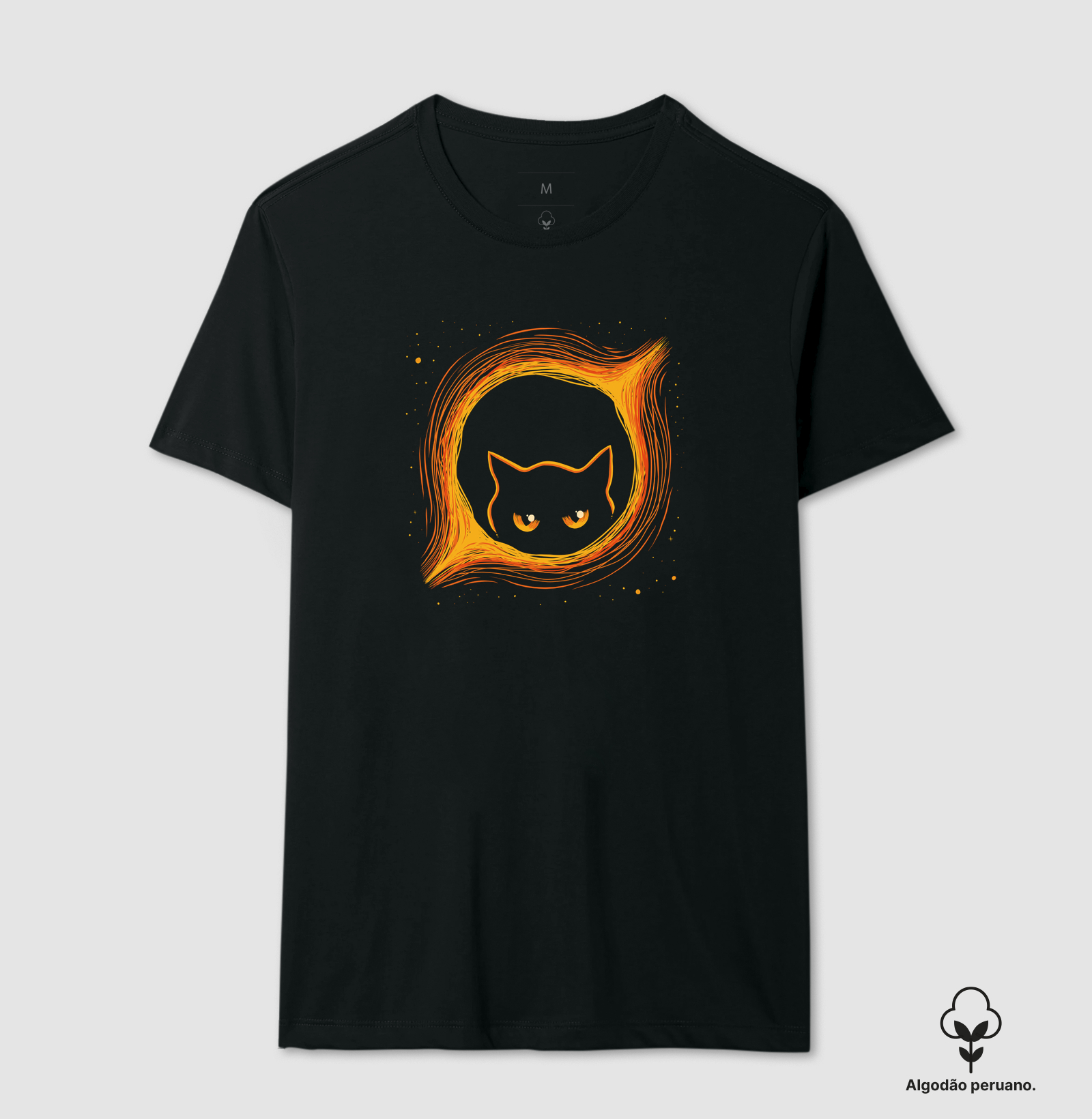 Camiseta Algodão Peruano Chaos Cat - Imagem 2
