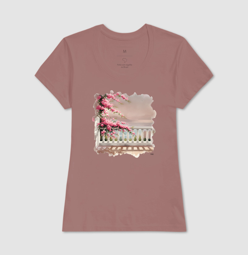 Camiseta Algodão Premium - Varanda Mediterrânea  - Imagem 11