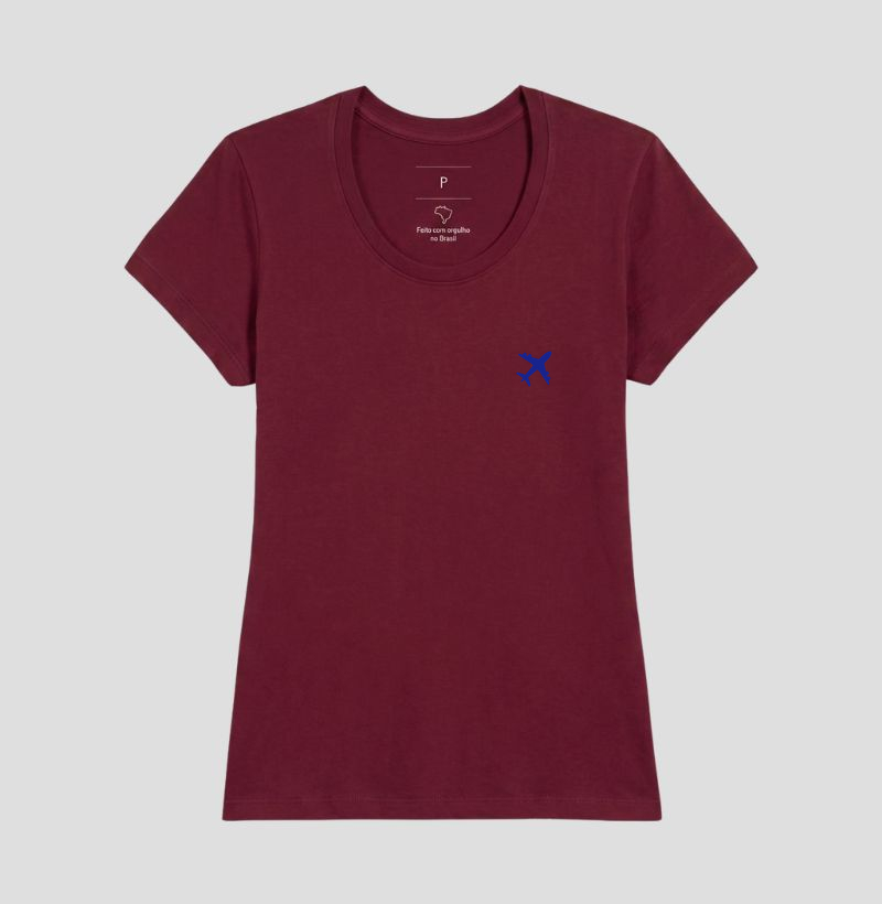 Camiseta Minimalista - avião azul escuro - Imagem 22