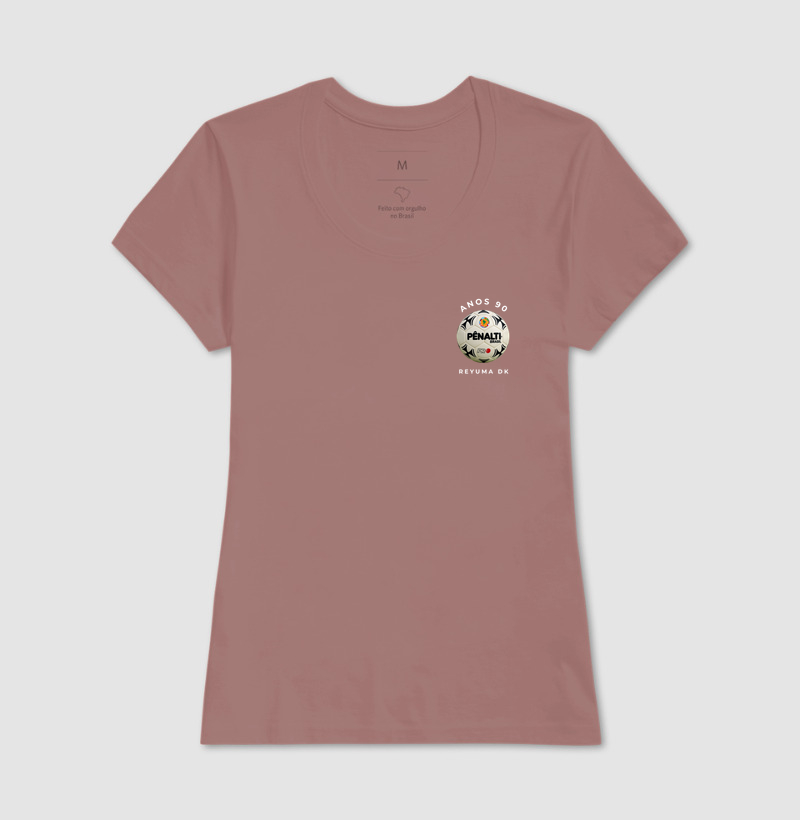 Camiseta Masculina, Feminina, Babylook e Unissex Futebol “Anos 90 Pênalti Brasil Retrô” Algodão 100%  - Imagem 17