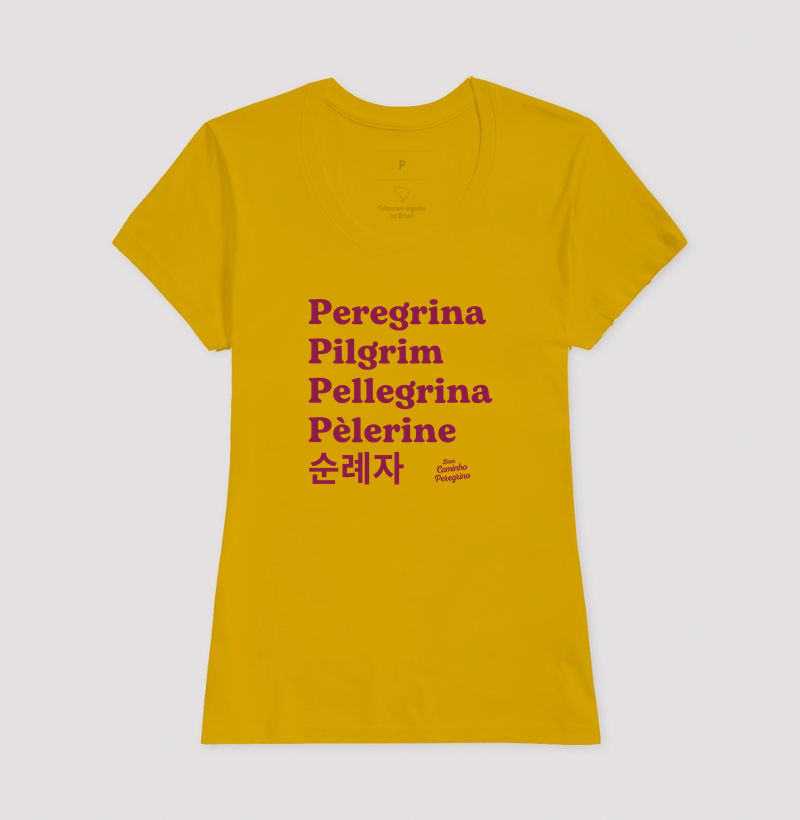 Camiseta Peregrina Multilíngue - Imagem 15
