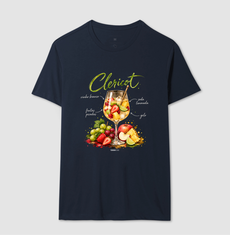 Camiseta Clericot – Drink com Vinho Branco e Frutas - Imagem 6