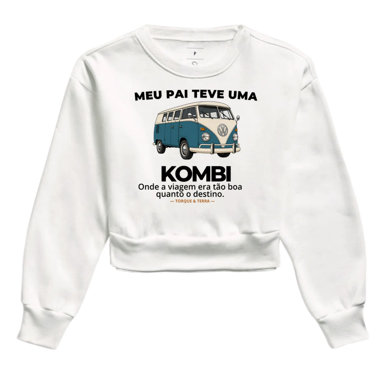 Meu pai teve uma - KOMBI - azul com branco - Imagem 3