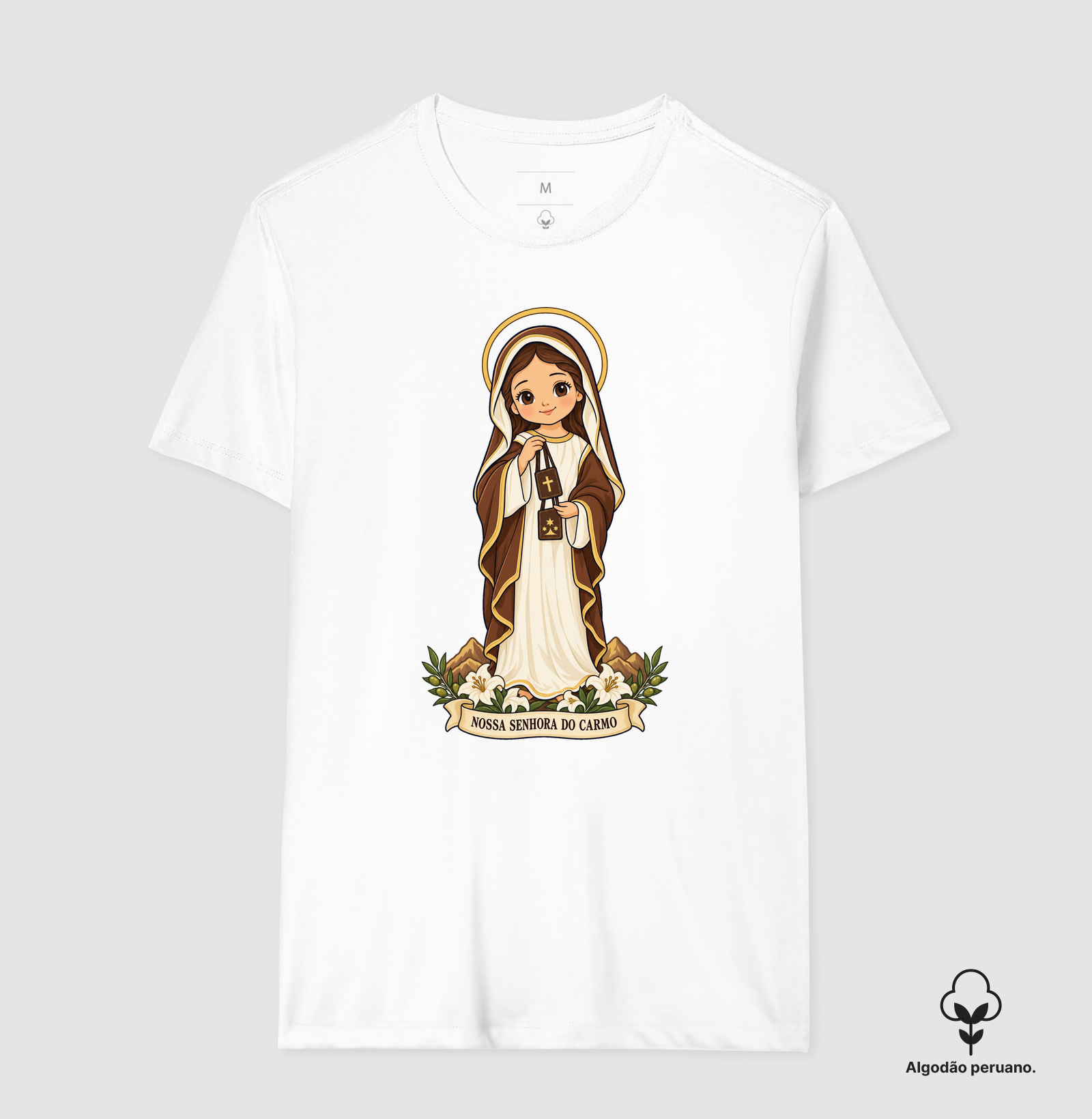 Nossa Senhora do Carmo estilo chibi - Imagem 8