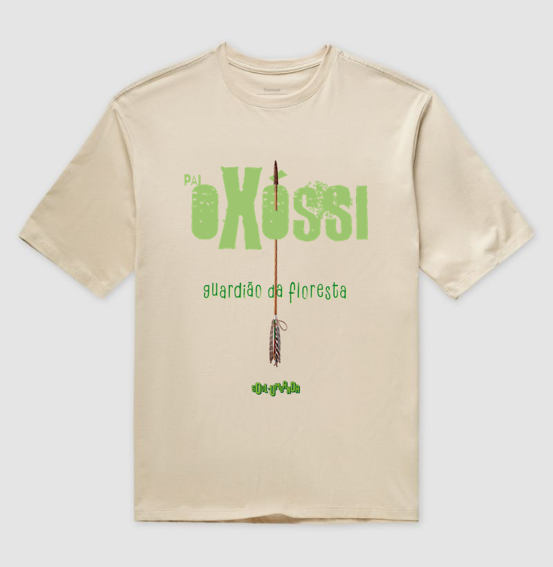 oversized OXÓSSI guardião da floresta unissex - Imagem 3