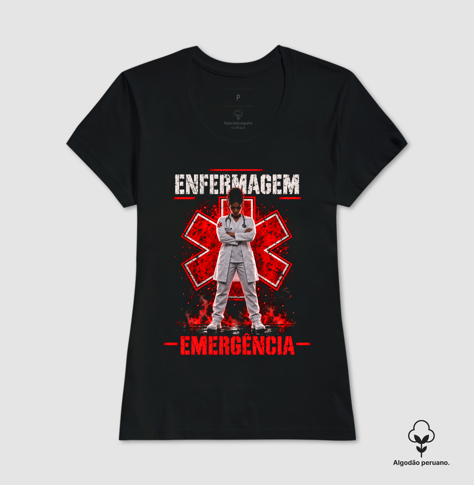 Enfermagem em Emergência - Mulher Morena - Imagem 3