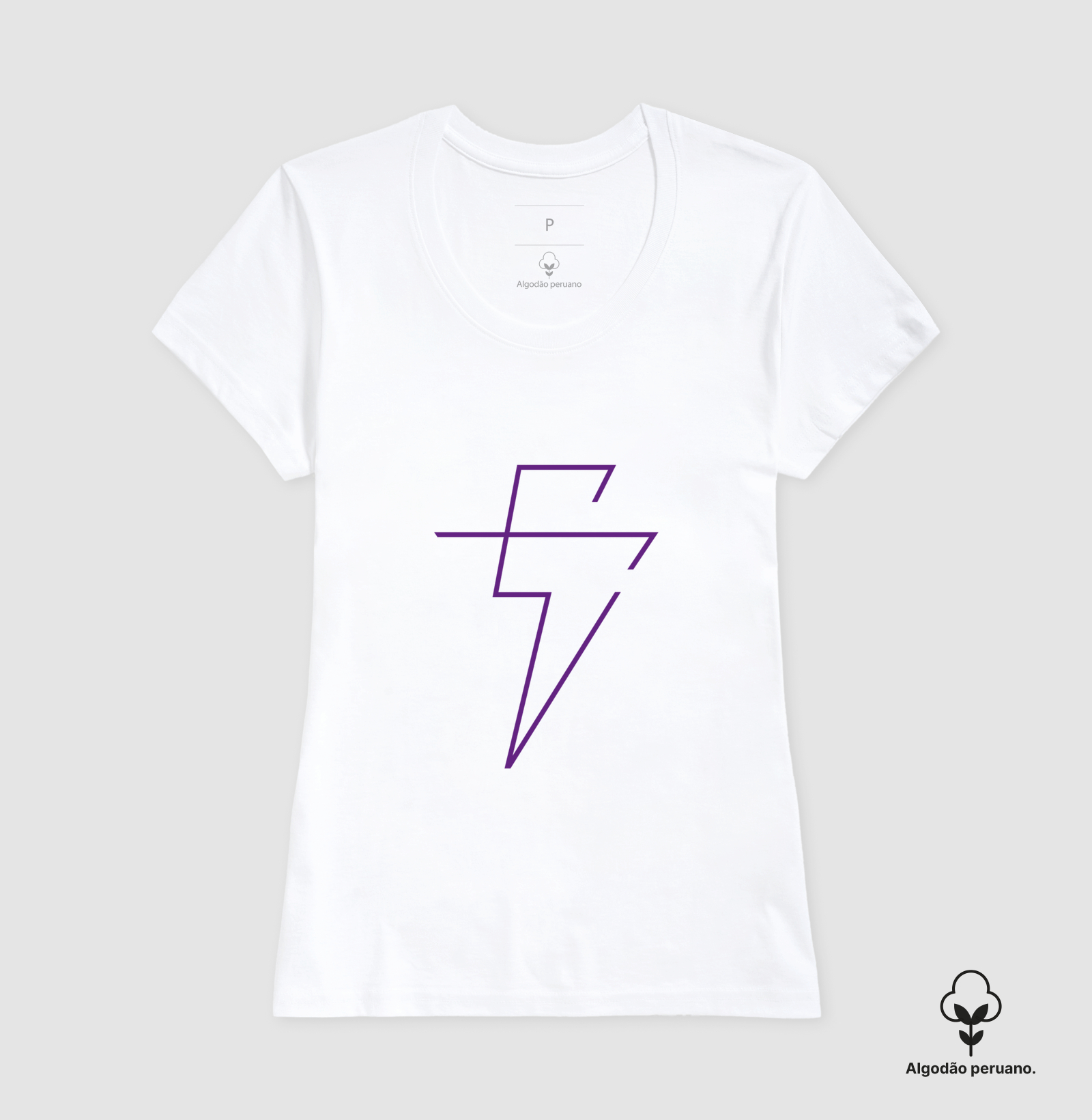 Camiseta Algodão Peruano Oficial Eloy Casagrande #03 - Branca Manga Curta - Imagem 6