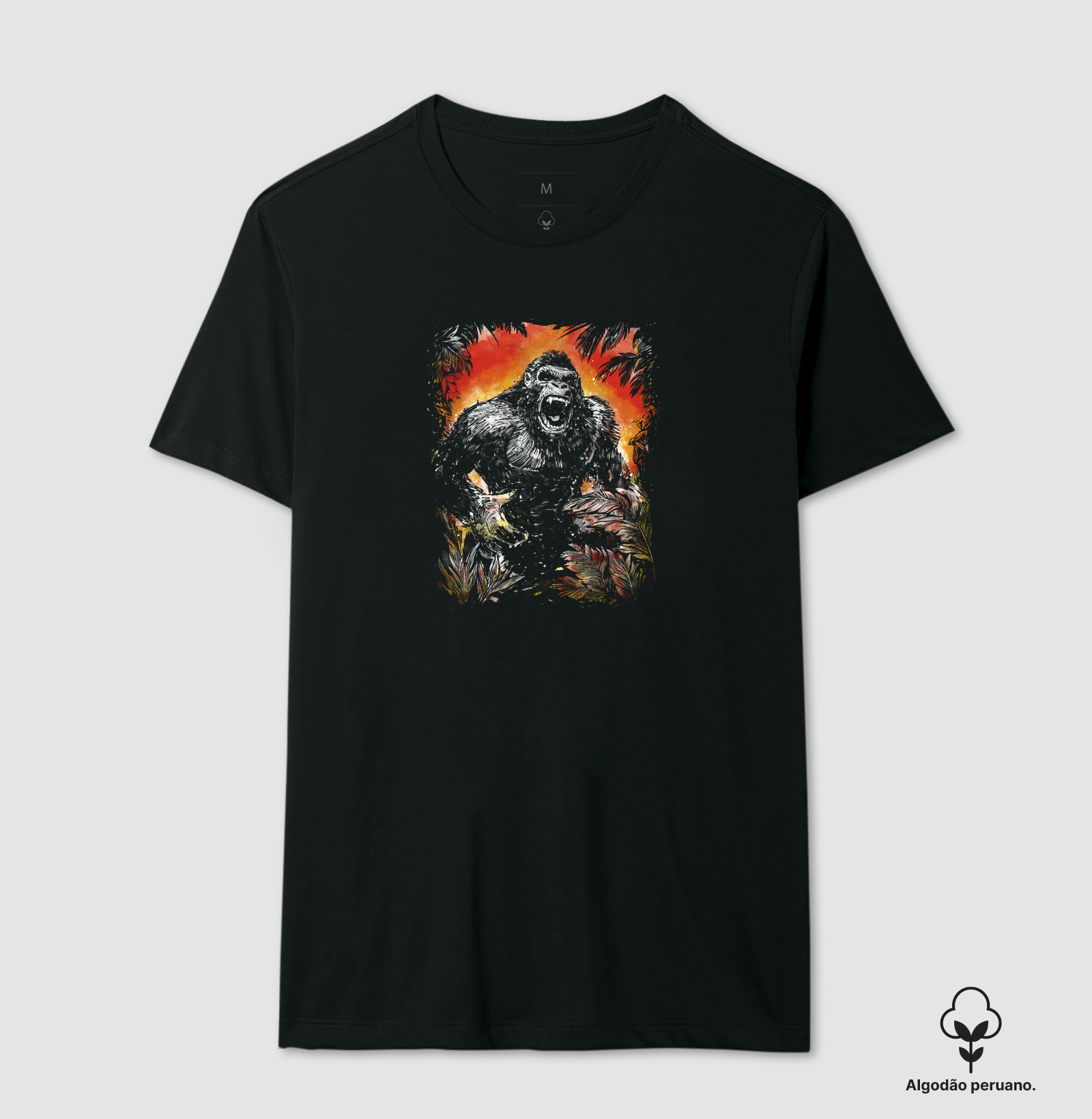 Camiseta The king of Skull Island Algodão Peruano - Imagem 2