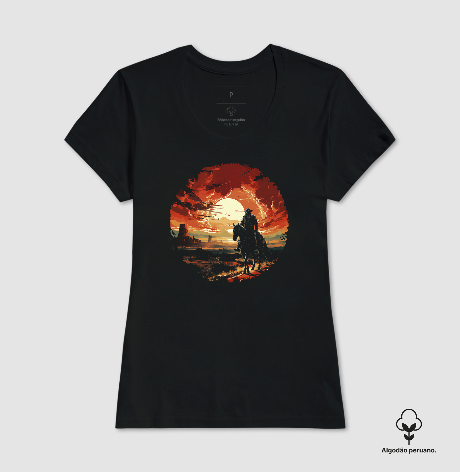 Camiseta Algodão Peruano Western Redemption - Imagem 2