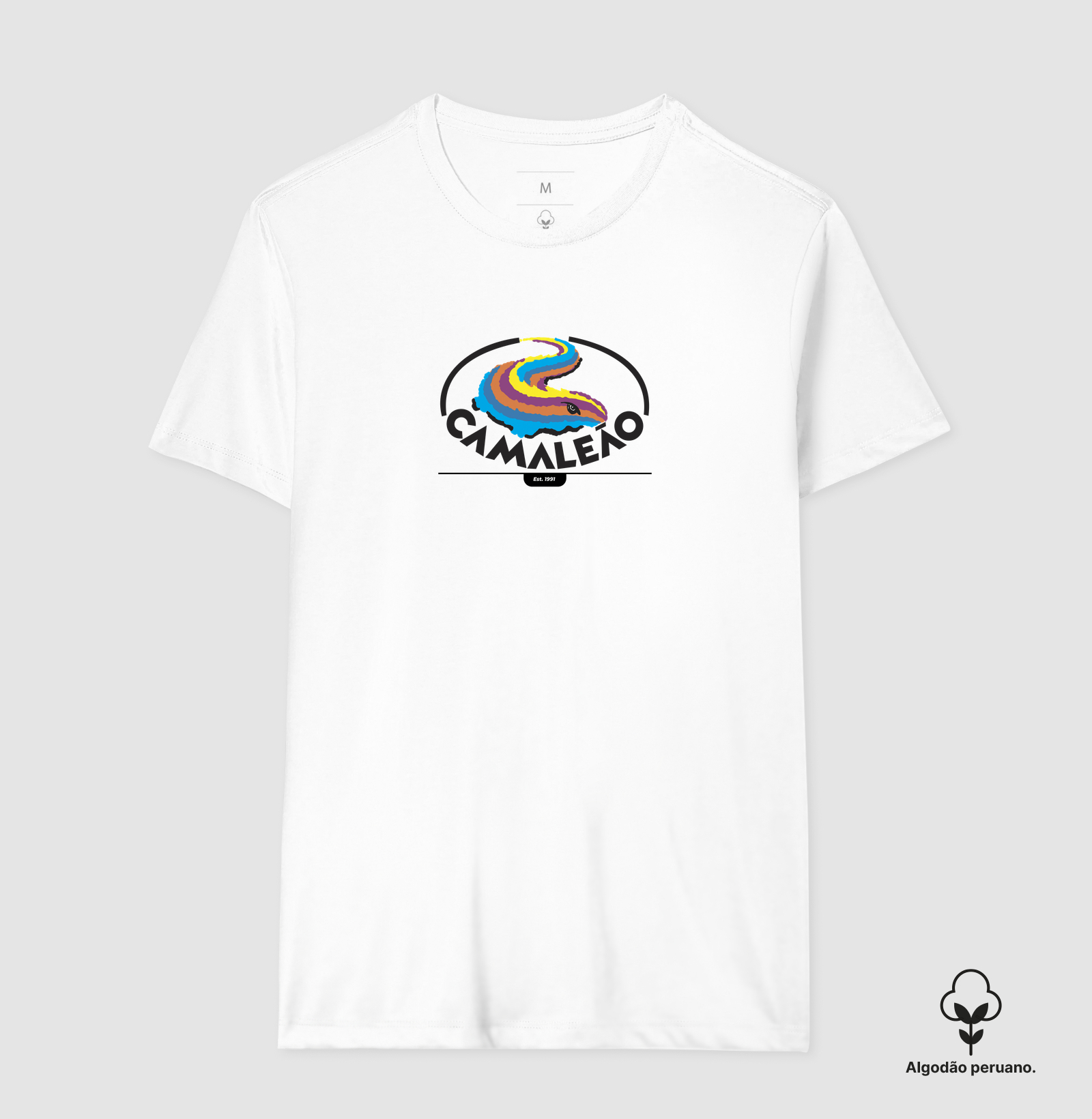 Camiseta Premium Masculina Camaleão - Marca 1991 - Imagem 3