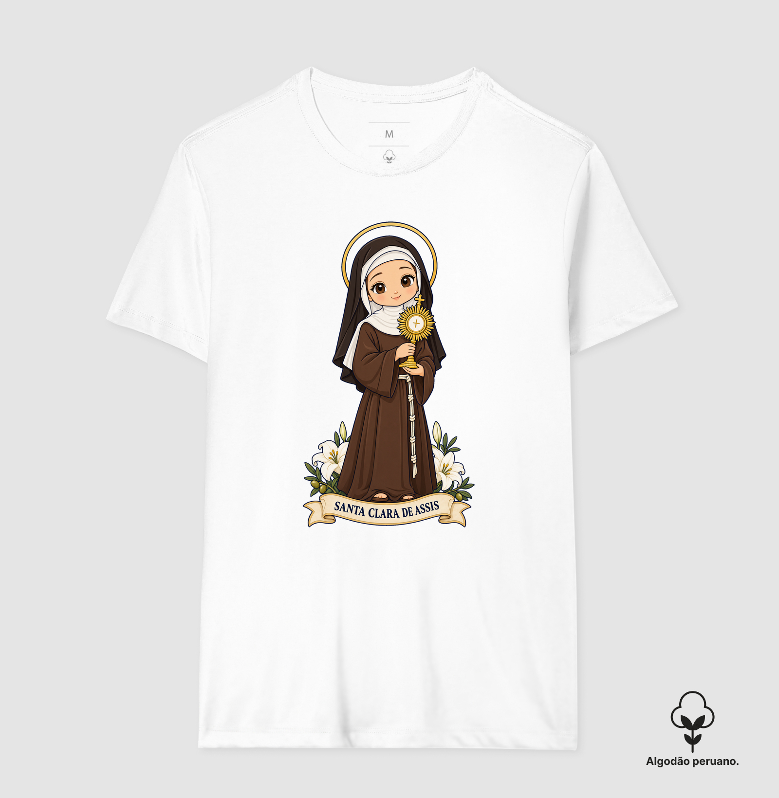 Santa Clara de Assis estilo chibi - Imagem 6