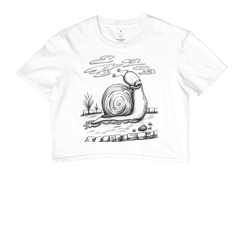 Cropped Caracol Preta e Branco - Imagem 6