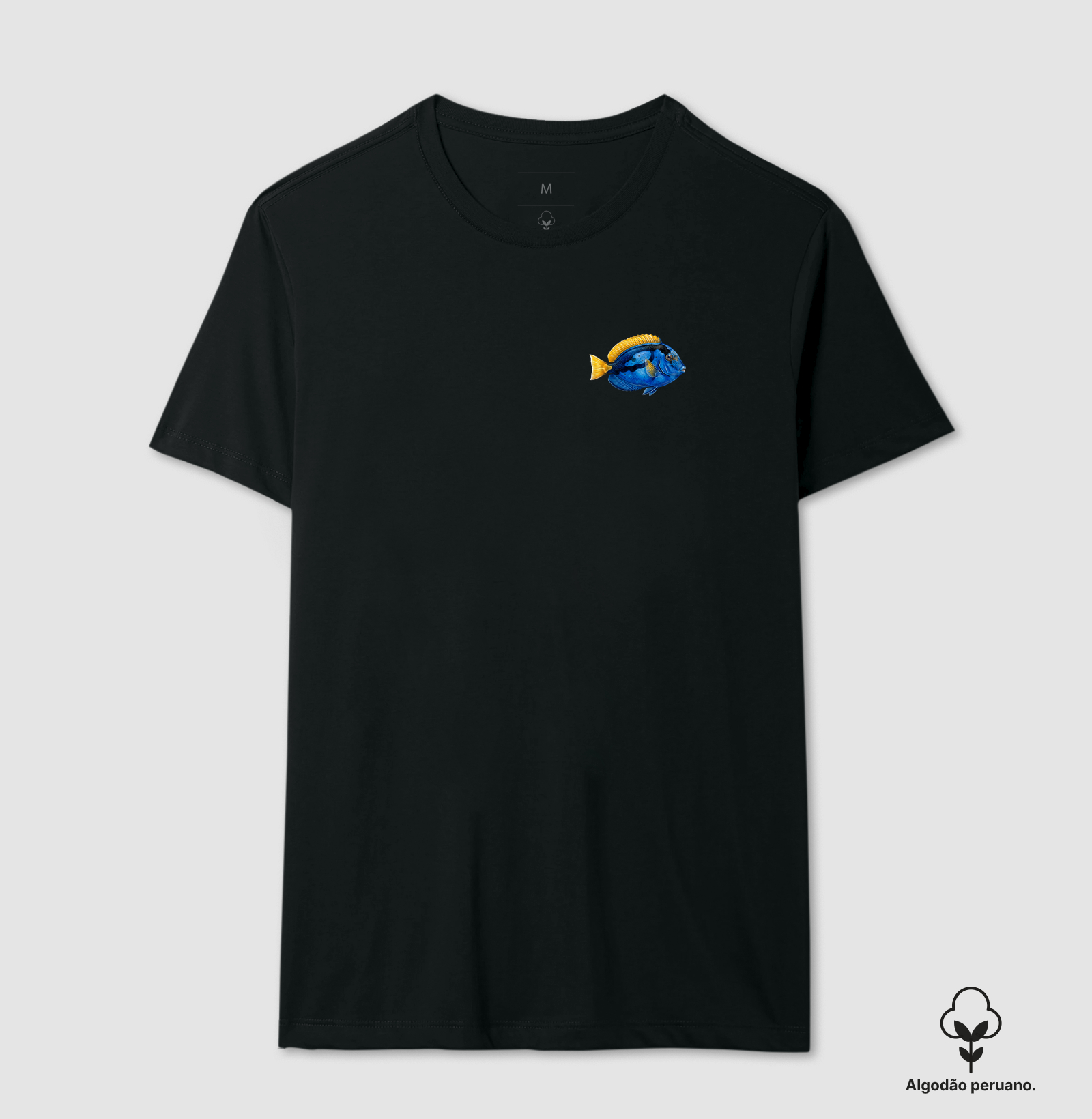 Peixes - Mini - Blue Tang - Algodão Peruano - Imagem 4
