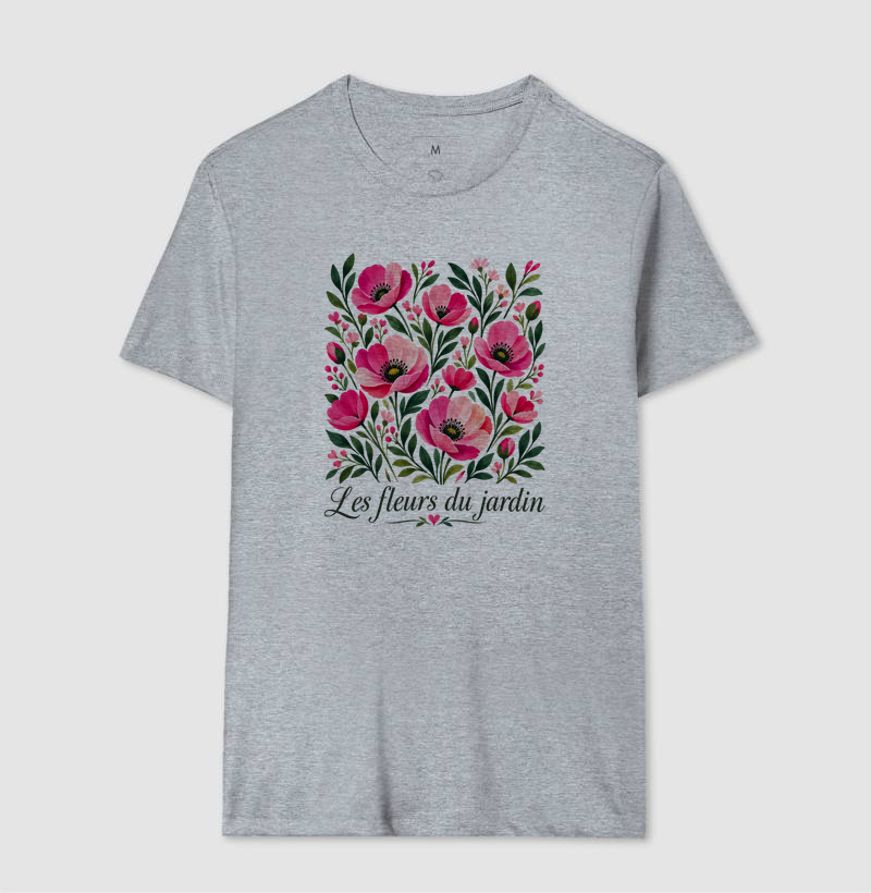 Camiseta Les fleurs du jardin - Imagem 8