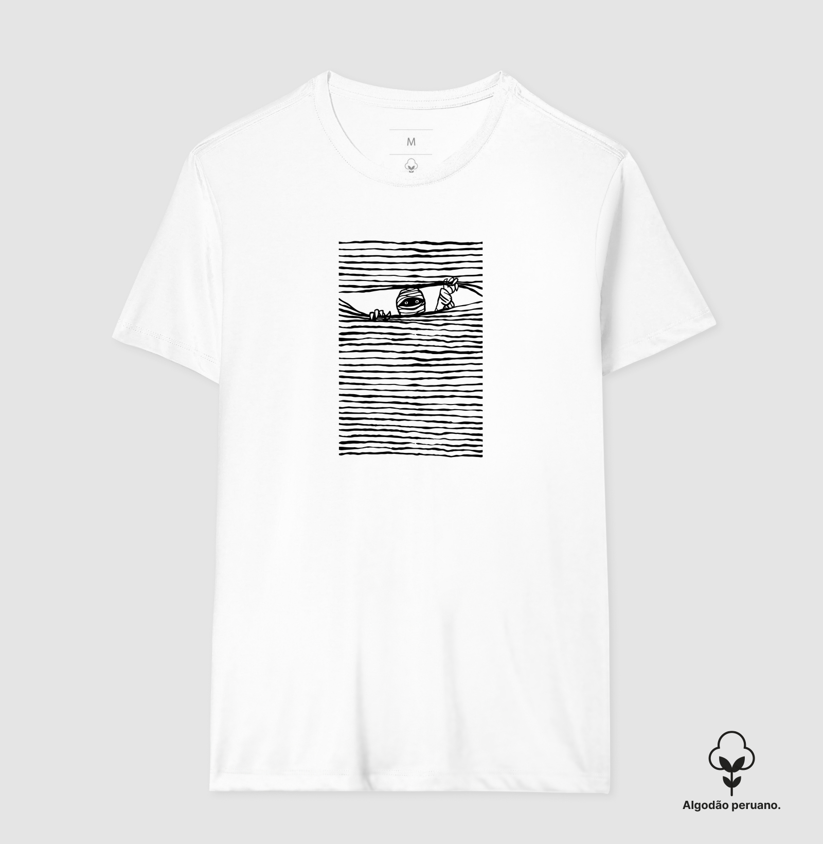 Camiseta Algodão Peruano Algo na Escuridão - Imagem 5