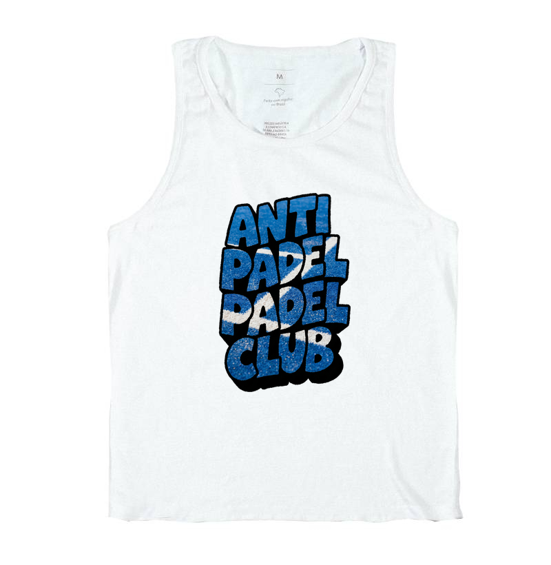 Camiseta Anti Padel Padel Club Quadra Azul - Imagem 2